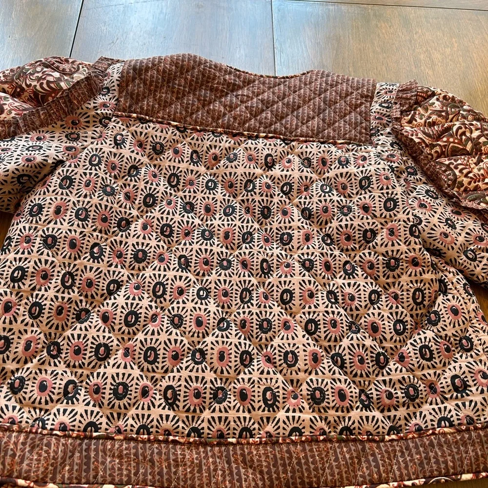 Free People Llani Quilted Cropped Jacket - Picture 6 of 7